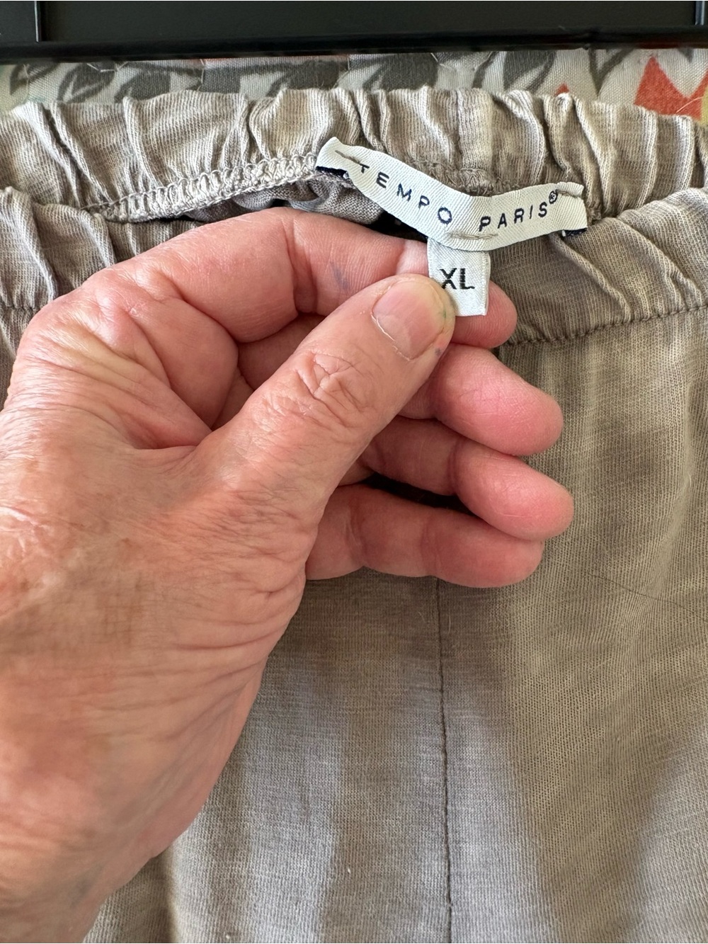Tempo Paris Taupe Drop-Waist Cargo Bubble Skirt - Picture 2 of 5